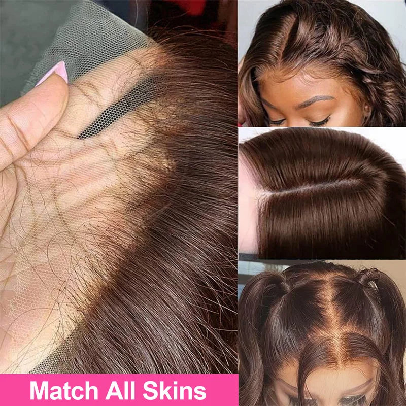 Brazilian Human Hair Wigs 13x4/13x6 HD Lace Front Body Wave 200 Density
