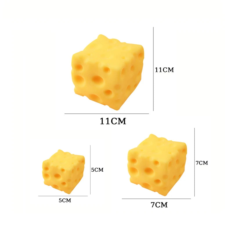 Giant Cheese Squeeze Toy - Extra Large Size Squishy Fidget Ball for Adults