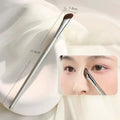 Upgraded Crescent Design Foundation Makeup Brush - Ultra-Thin Flat Spatula for Liquid Foundation, Precise Application, Beauty Tools