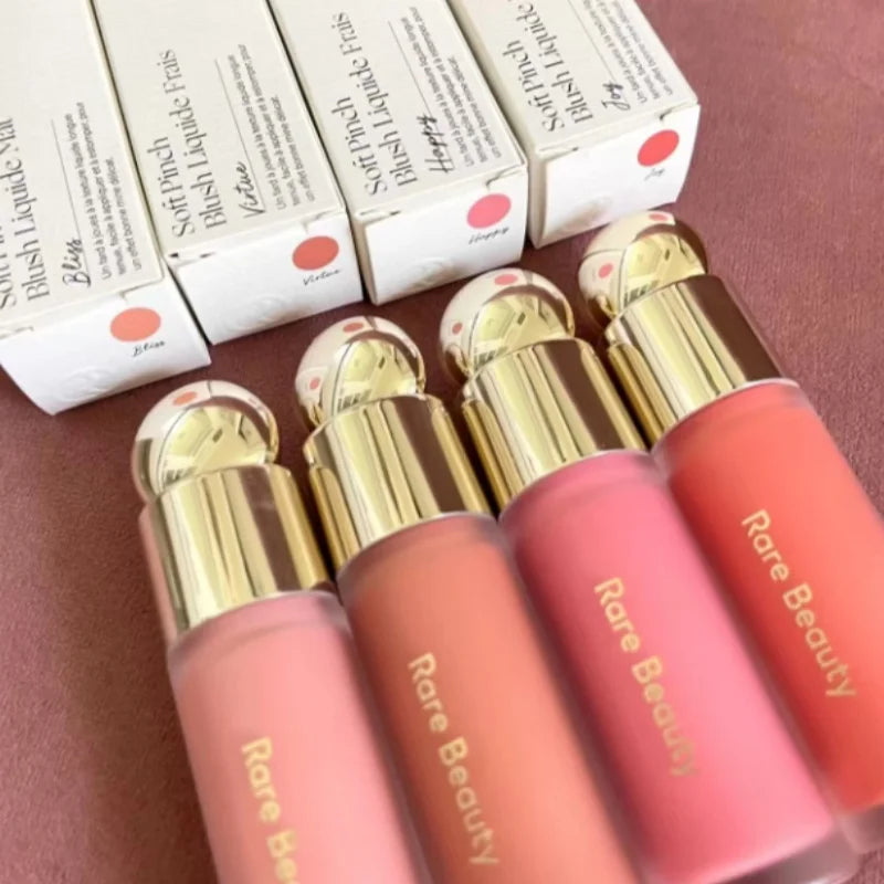 Lightweight Dewy Liquid Blush & Lipstick Set - Long-Lasting Makeup