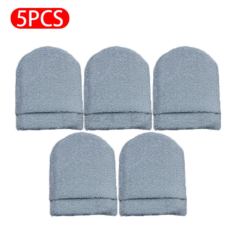 Microfiber Car Wax Applicator Mitts 5-Piece Set for Polishing & Cleaning
