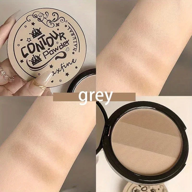 Matte Eye Shadow Palette with Blush and Contour - Multiple Colors
