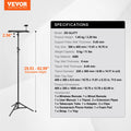 Portable Adjustable Projector Tripod Stand with Tray & Phone Holder