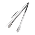 BBQ Grill Tongs Stainless Steel Food Clips for Camping Kitchen Outdoor Cooking