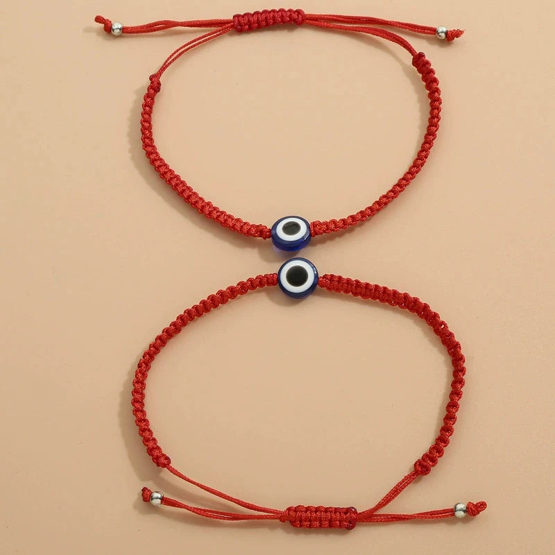Turkish Evil Eye Bracelets for Men Women Woven Rope Jewelry Gift Trendy Accessories
