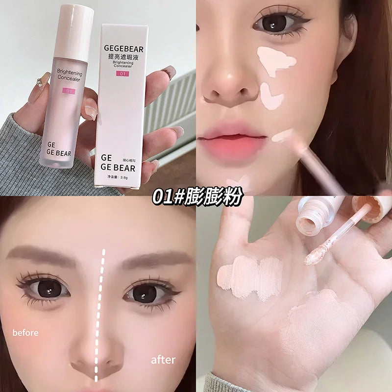Full Coverage Waterproof Liquid Concealer for Dark Circles & Blemishes