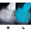 Glow-in-the-Dark Glitter Resin Pigment for Nail Art & Crafts - 10g Variety Pack