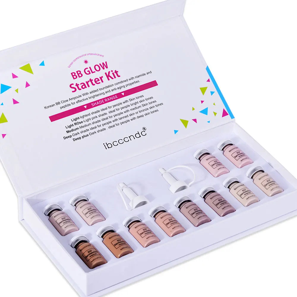 BB Cream & Skin Care Serum Kit for Brightening Anti-Aging Face Treatment