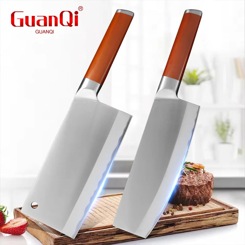 Professional Kitchen Chef Knife Stainless Steel Slicing & Cleaver Knife