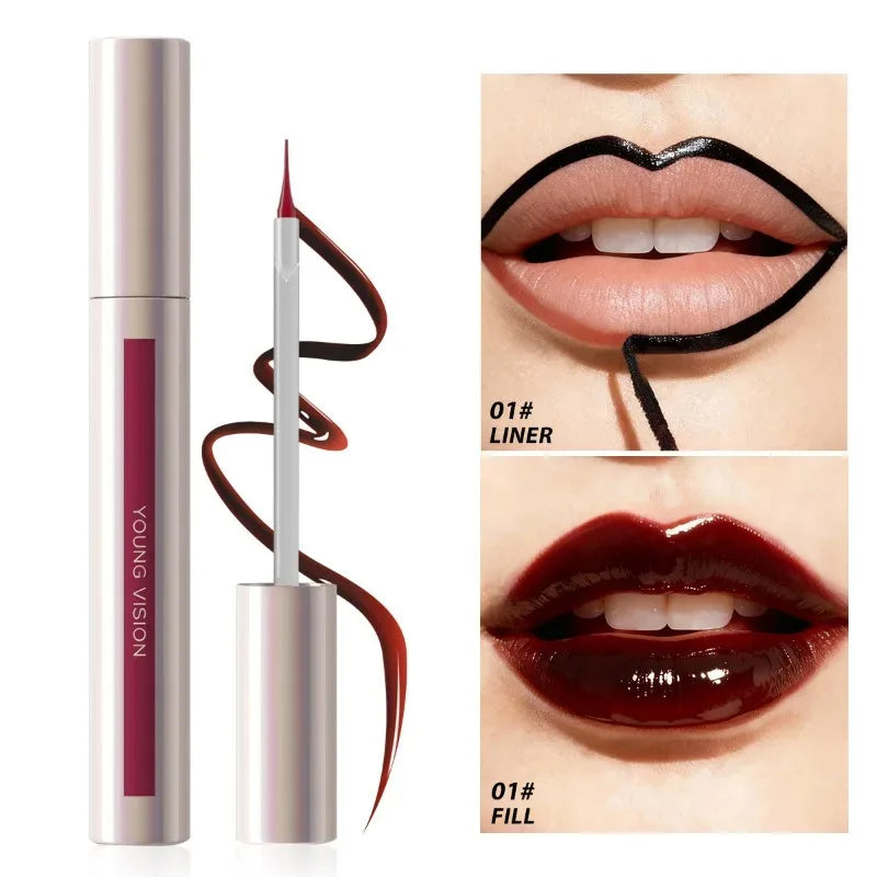 3-Piece Waterproof Lip Gloss Set - Long Lasting Lipstick for Any Occasion