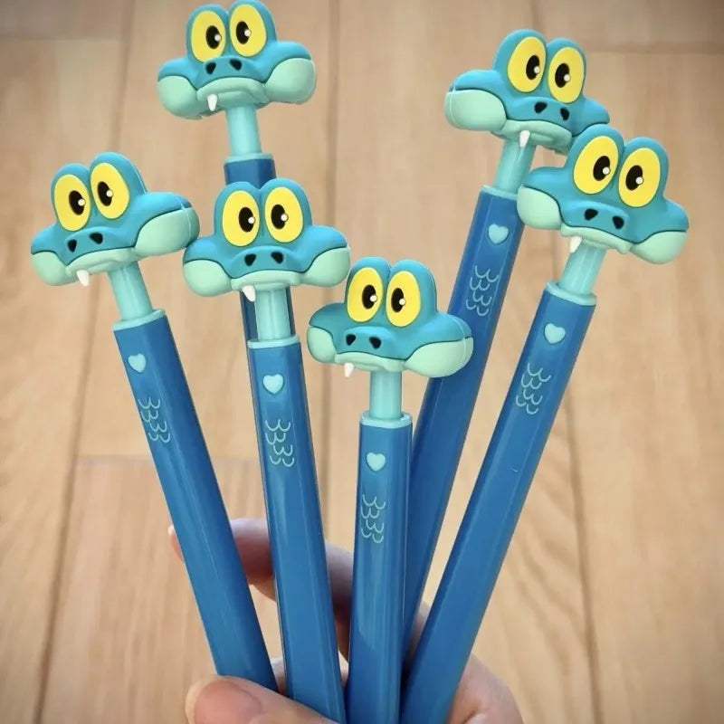 Creative Zootopia Ballpoint Pen Set - Fun Desktop Stationery for Students