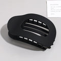 Oval Flat Hair Claw Clips for Women Matte Duckbill Hair Accessories Simple Hair Ornament