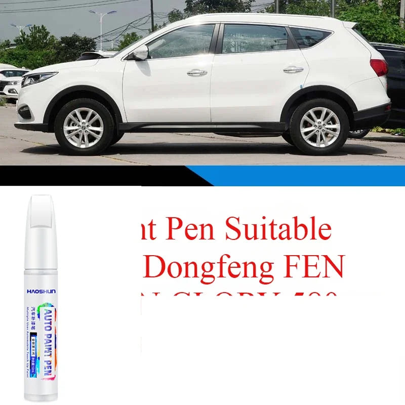 Automotive Paint Pen for Car Scratch Repair - Suitable for Dongfeng FENGON GLORY 580 DFSK 580 - White, Black, Silver, Purple & More