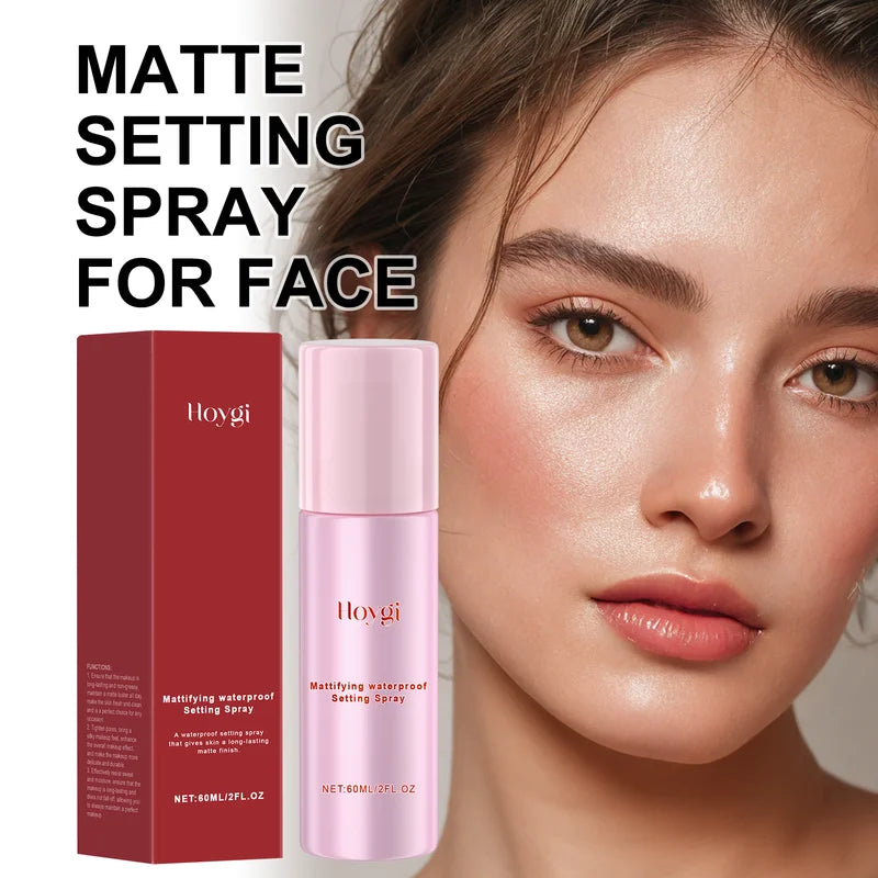 Matte Finish Waterproof Setting Spray for Long Lasting Oil Control & Pore Tightening 60ml