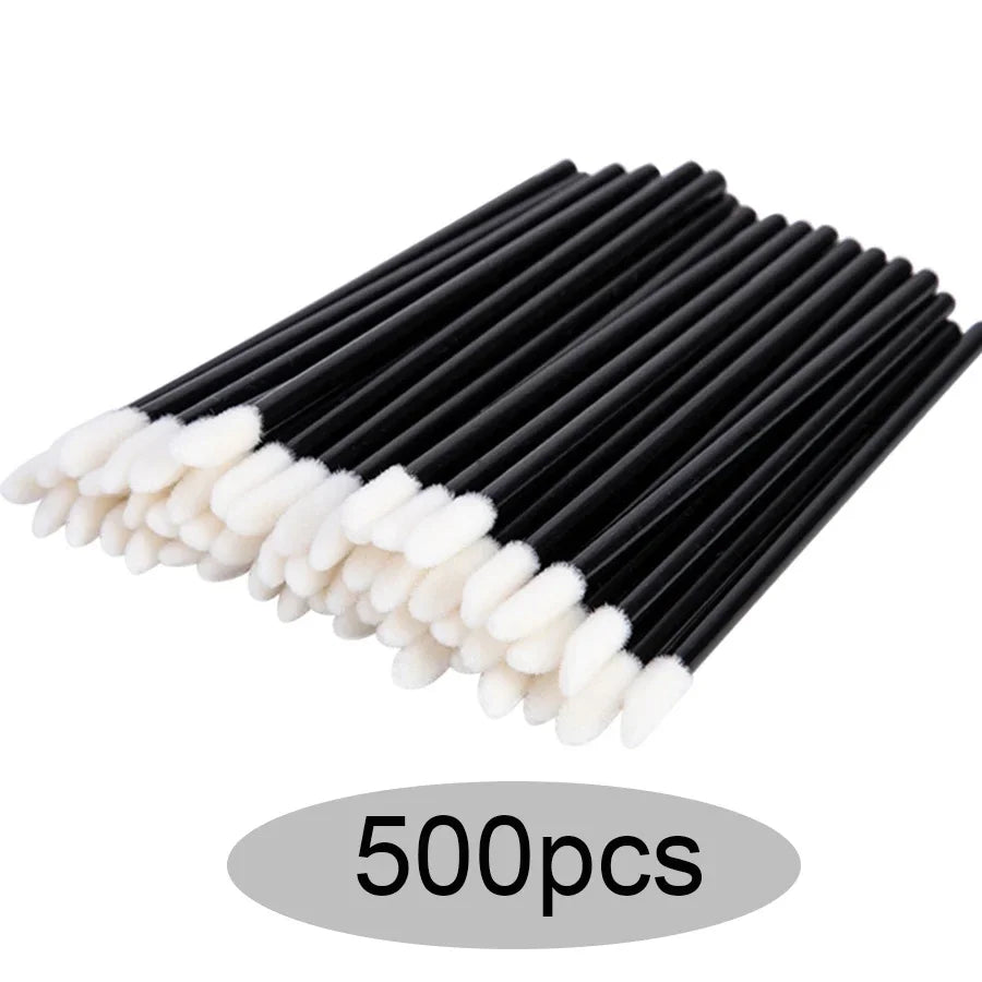Eyelash & Eyebrow Mascara Wands Set - 50/100/300/500 Pcs Makeup Brushes