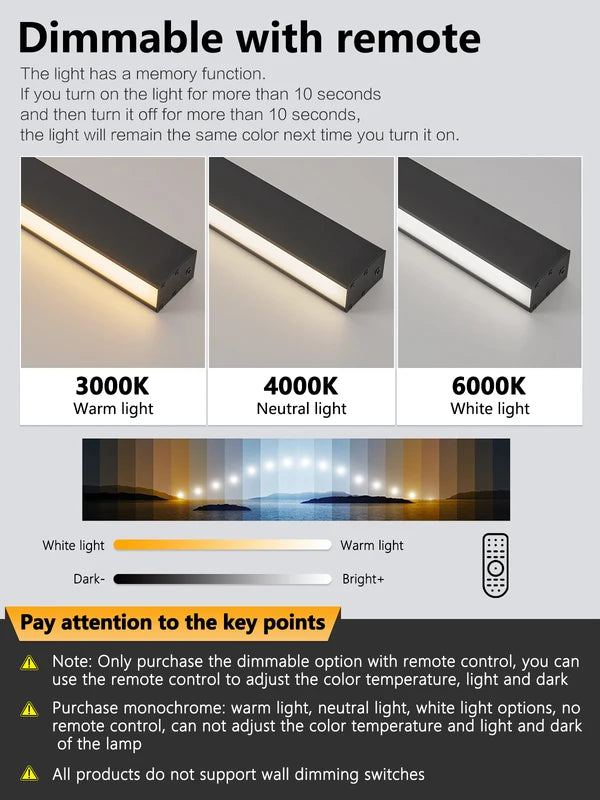 Modern Surface Mounted LED Ceiling Light for Living Room Bedroom Kitchen | Minimalist Aisle Lamp