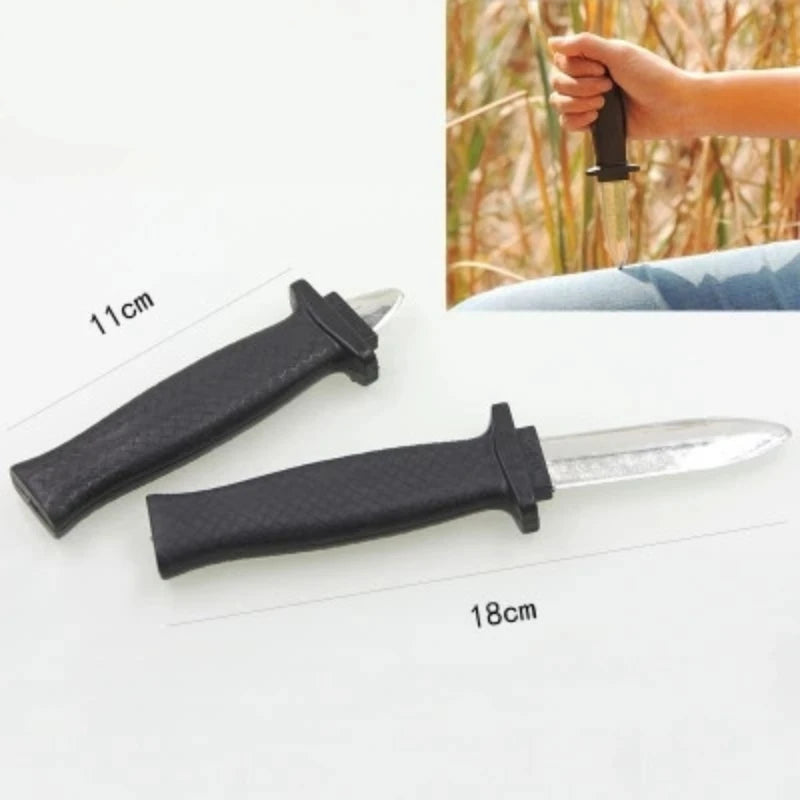Retractable Toy Dagger Trick Prop for Pranks and Play - Sliding Leaf Design