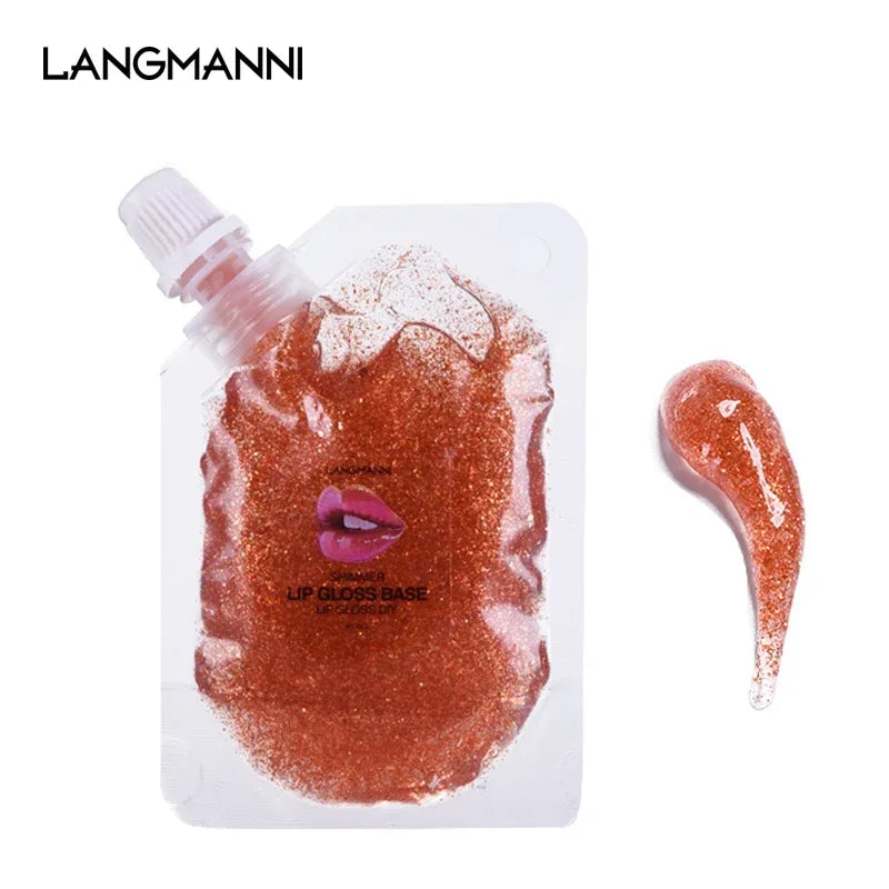 DIY Lip Gloss Base Oil - Moisturizing Non-Stick Gel for Handmade Lipstick