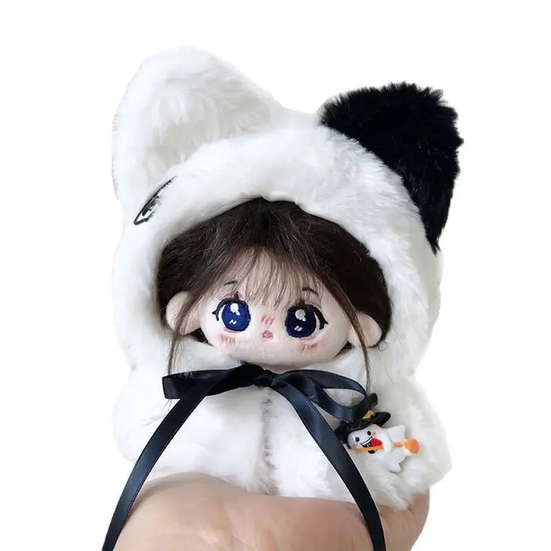 10cm Doll Clothes Outfit Set for 3.94in Dolls - Kawaii Halloween Theme Cotton Dress Up