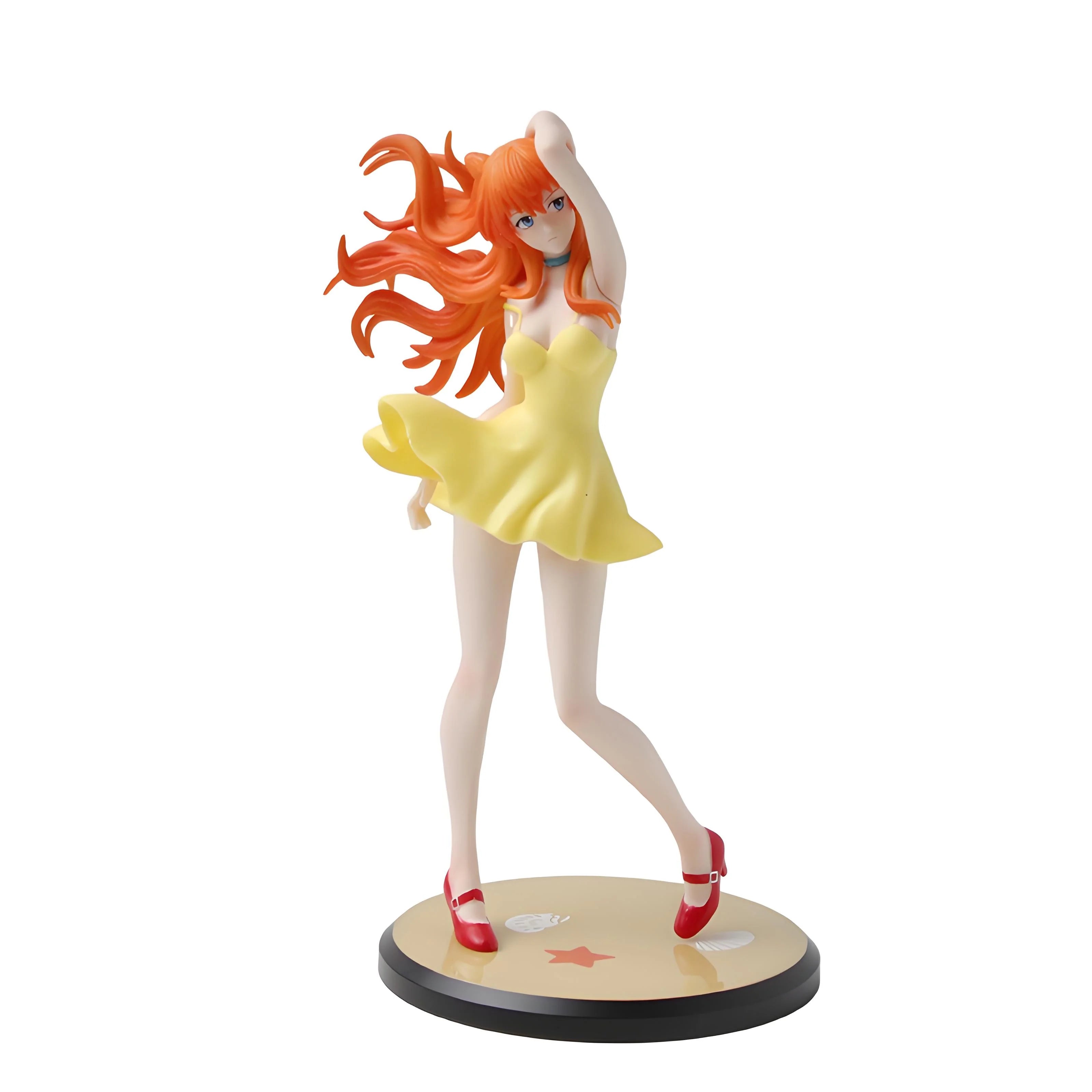 23cm Anime Asuka Langley Soryu Action Figure Toy Collectible Desktop Decor