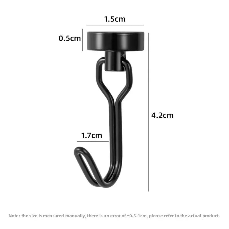 Heavy Duty Magnetic Hook Set for Refrigerator Kitchen Organization - Strong Hold