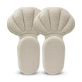 2-in-1 Heel Insole with Heel Protector for Shoes Too Big, Soft Mesh, Anti-Slip