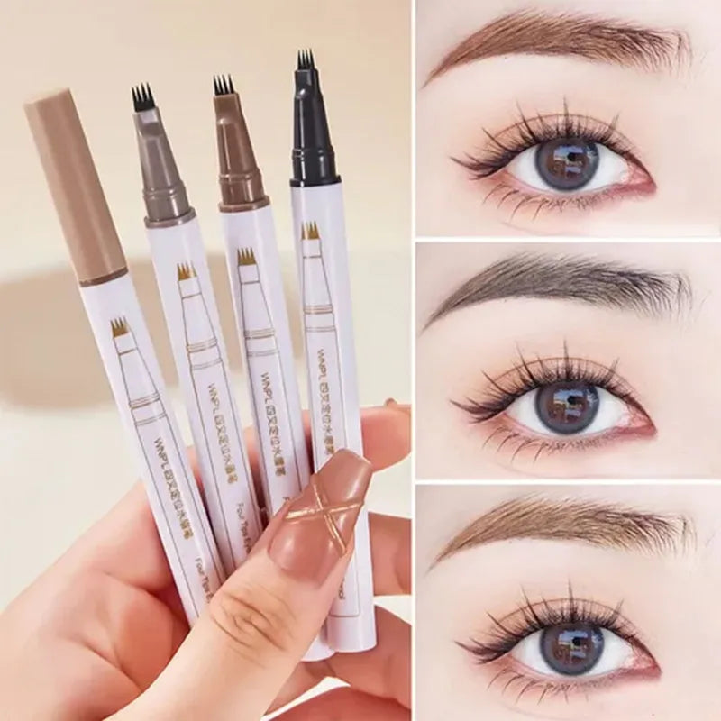 Professional Eyebrow Kit with Precision Pencil and Shaping Razor - Multiple Colors
