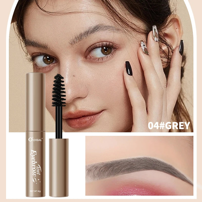 Long-Lasting Waterproof Eyebrow Gel - 4 Colors Quick-Dry Fixing Eyebrow Makeup