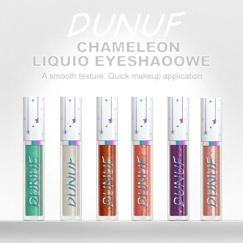 24-Color Liquid Eyeshadow Stick Metallic Glitter Waterproof Stage Makeup