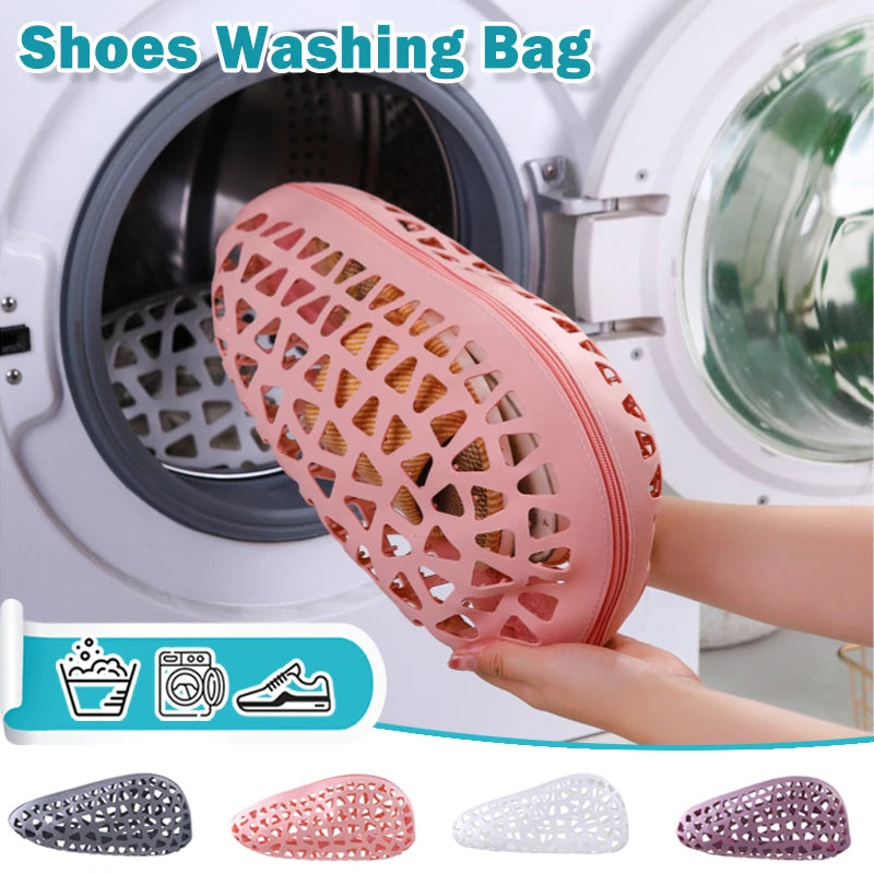Silicone Shoe Washing Bag Laundry Protector for Shoes - Anti-Deformation