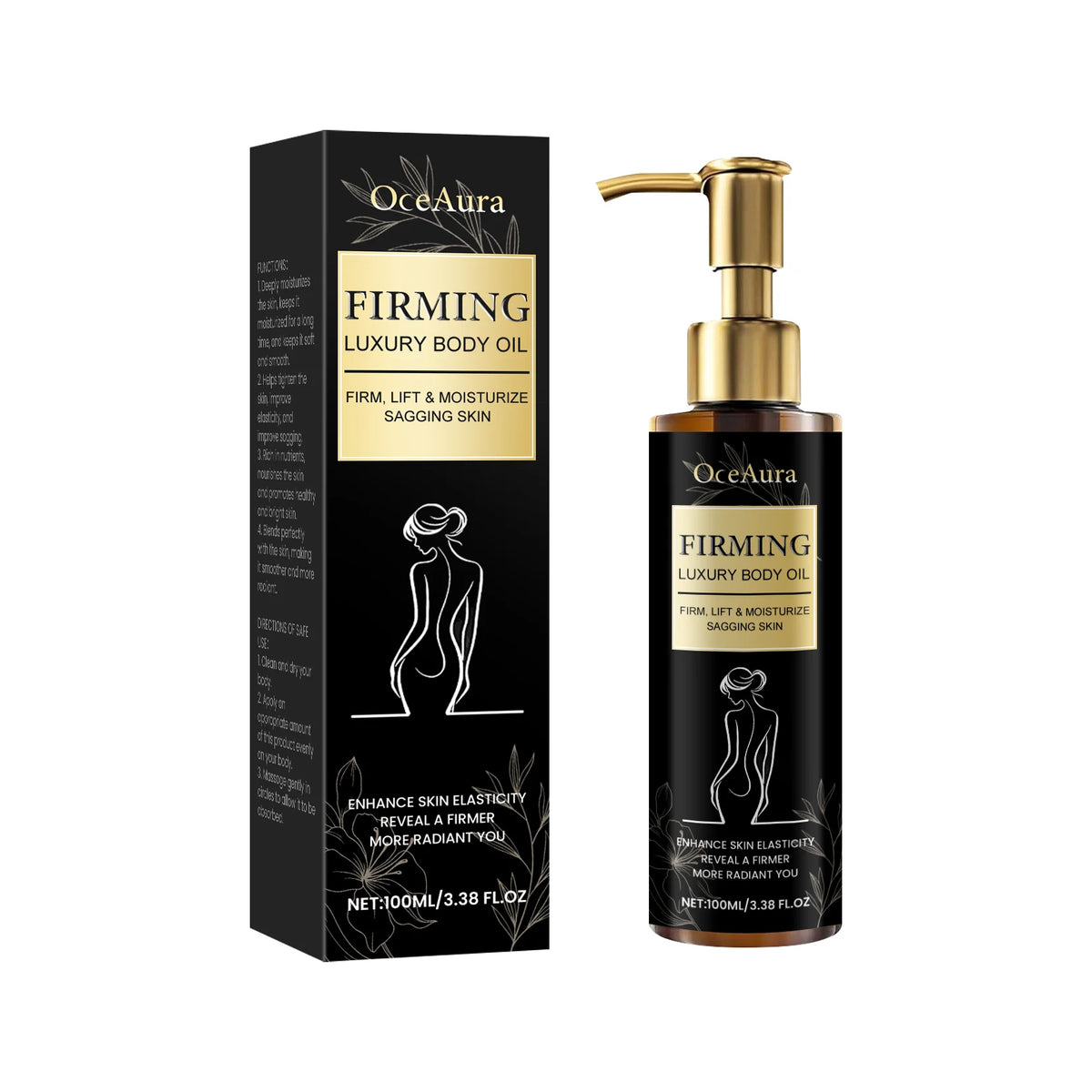 Tightening Body Massage Oil for Firming & Anti-Cellulite 100ml