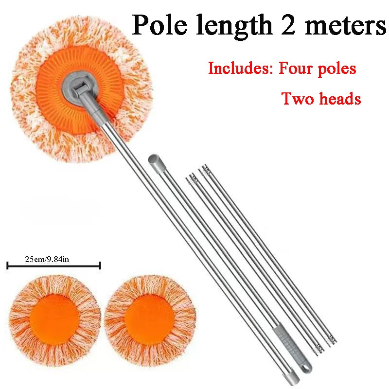 Multi-Use Household Dust Mop for Floors Walls Tile Ceiling Wet Dry Cleaning