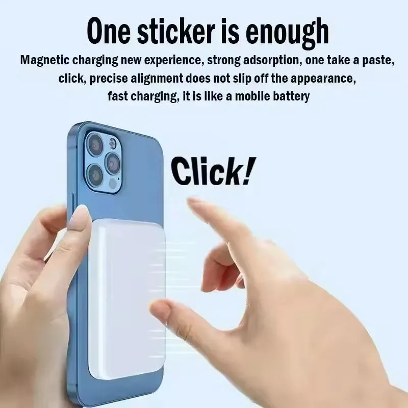 Magnetic Wireless Power Bank 500000mAh Fast Charging for Magsafe & All Devices