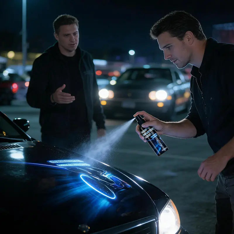 Glow in the Dark Spray Paint - Waterproof Reflective Coating for Garments, Vehicles, and Outdoor Use 120ml