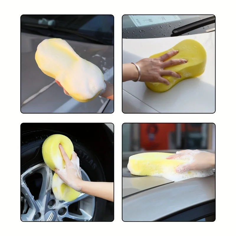 High Density Car Washing Sponges 8-Shaped Block Cleaning Tools Set