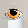 Ceramic Evil Eye Sculpture Charm – Desktop Ornaments for Home & Office Decor