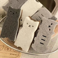 Cute Cat Shaped Kitchen Sponge Set - 3-Layer Dish Cleaning Tool, 4 Pieces