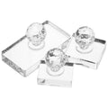 3-Piece Makeup Powder Press Tool Set for Eyeshadow Blush Highlighter