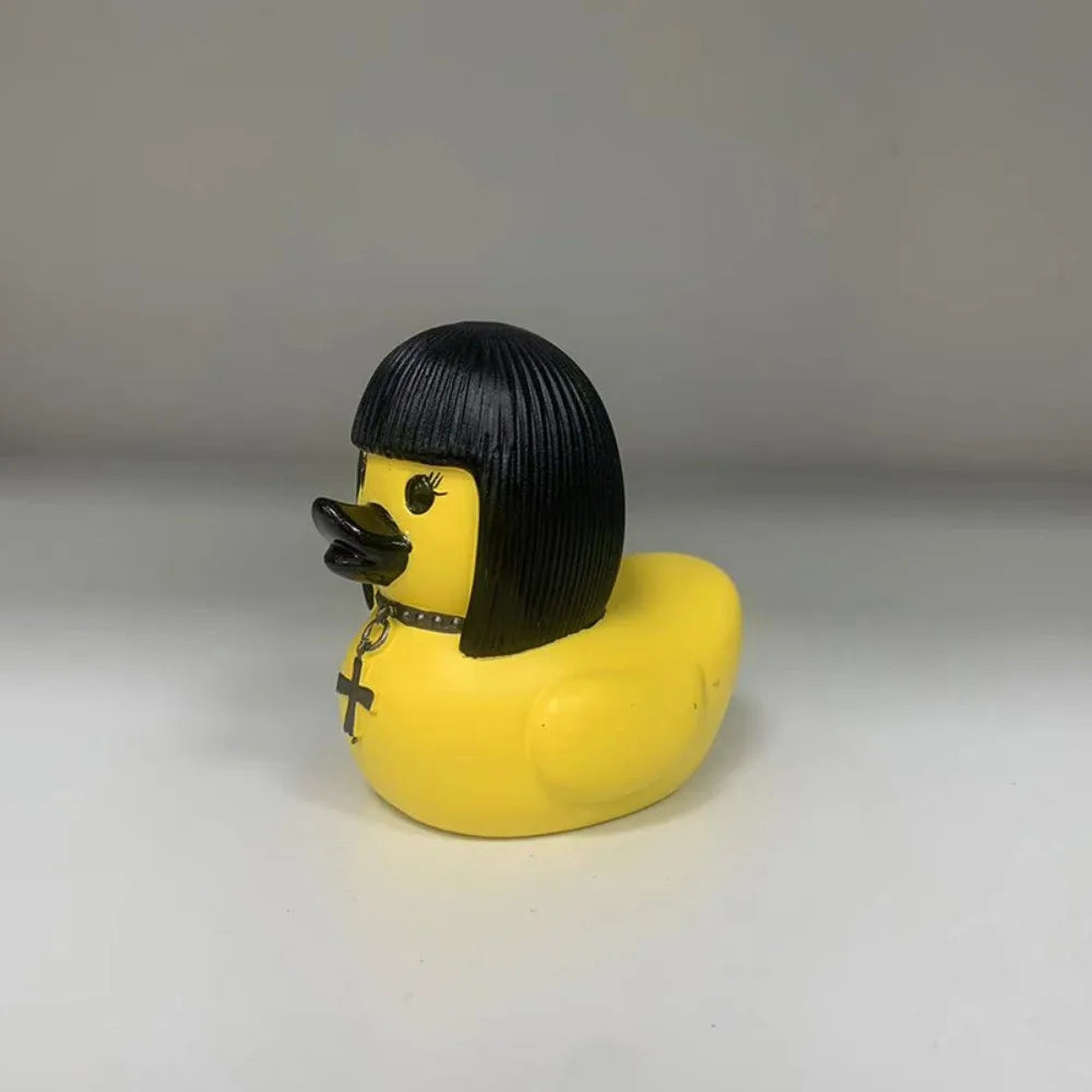 Gothic Punk Duck Halloween Decor Novelty Halloween Gift Dark Satan Duck