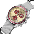 Men's Sport Automatic Chronograph Waterproof Watch with Canvas Strap