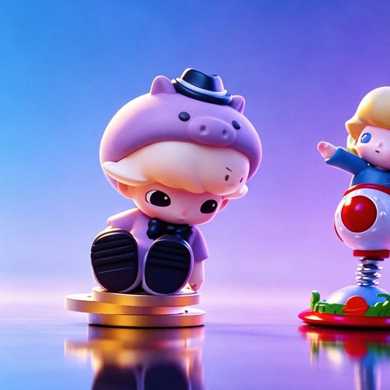 Dimoo Popmart Pixar Series Figurines Blind Box Collection - Surprise Gift