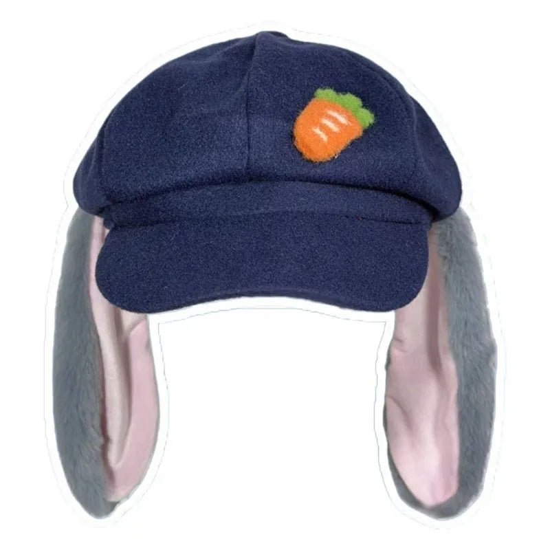 Cute Halloween Cosplay Rabbit Fox Ears Hat Unisex Autumn Winter Accessory
