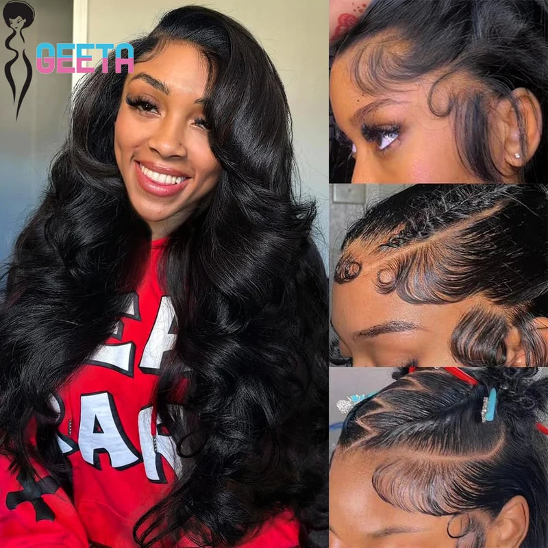 Women's 13x6 Lace Front Wigs with Drawstring & 4x4 Frontal Human Hair