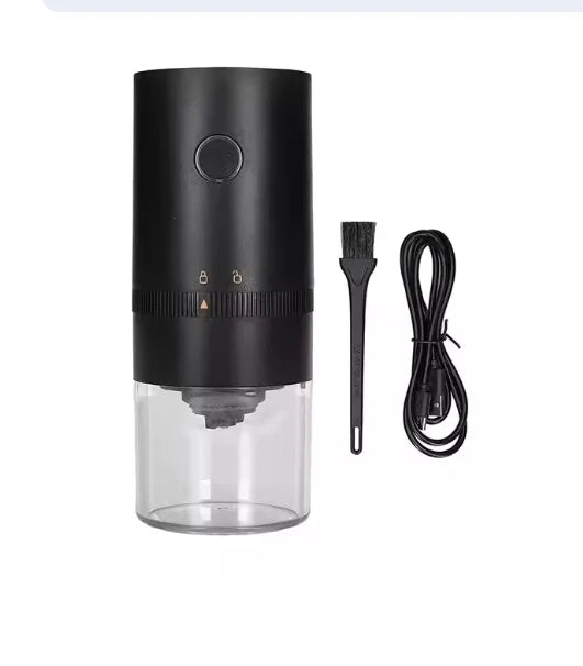 Portable USB Coffee Grinder - Professional Ceramic Burr Mill with Rechargeable Battery