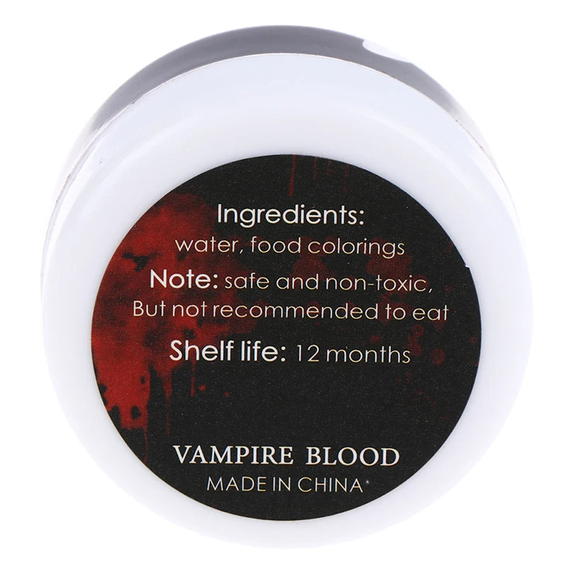 Fake Blood Gel for Halloween Makeup and Special Effects - 1Oz