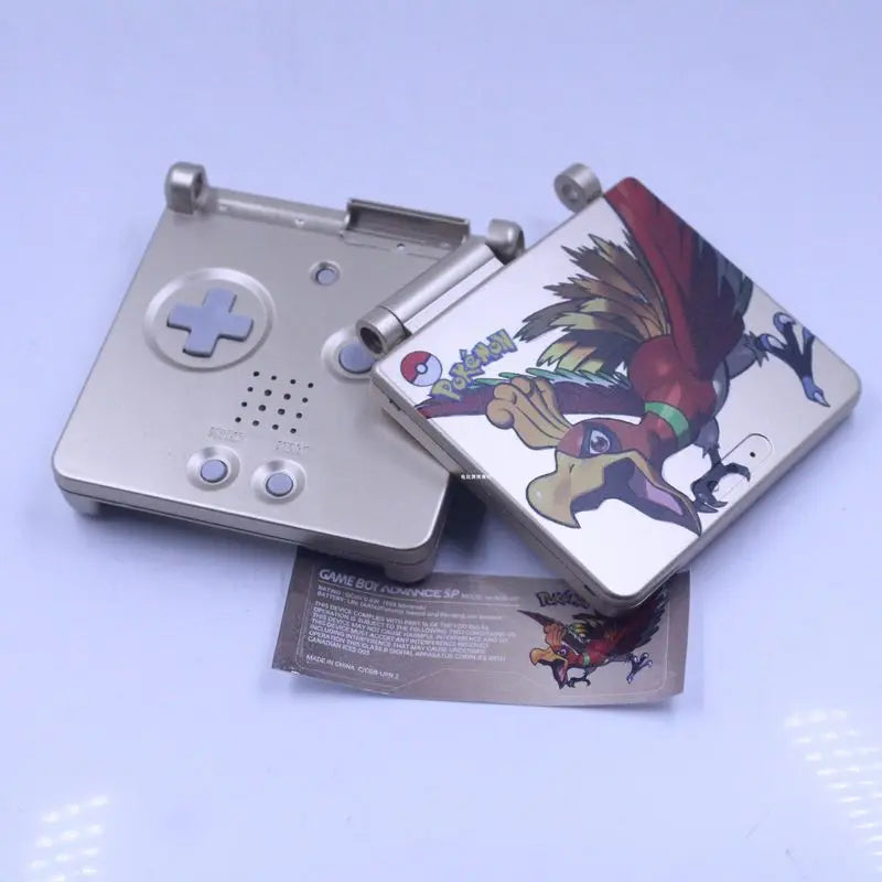 GBA SP Shell & Packaging Set for DIY Replacement with Screws & Labels - Multiple Colors