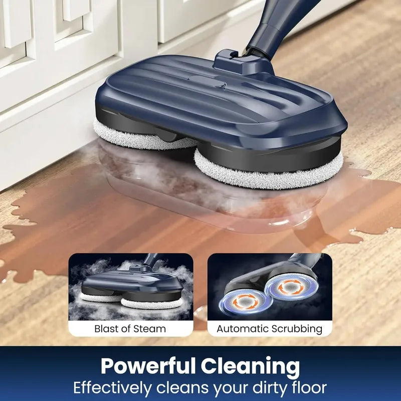 INSE VM6 Steam Mop Cleaner with Rotating Pads 1300W for Hard Floors