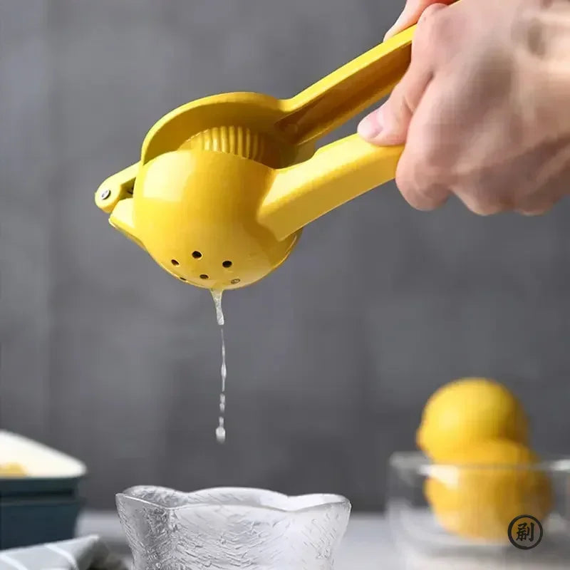 Multipurpose Citrus Press and Hand Juicer - Aluminum Lemon & Orange Squeezer, Portable Kitchen Tool