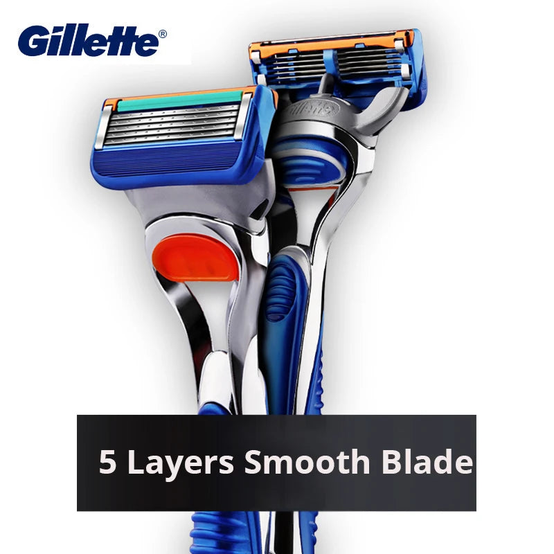 Men's Fusion Razor Replacement Blades with 5-Layer Technology – Compatible with All Fusion Handles