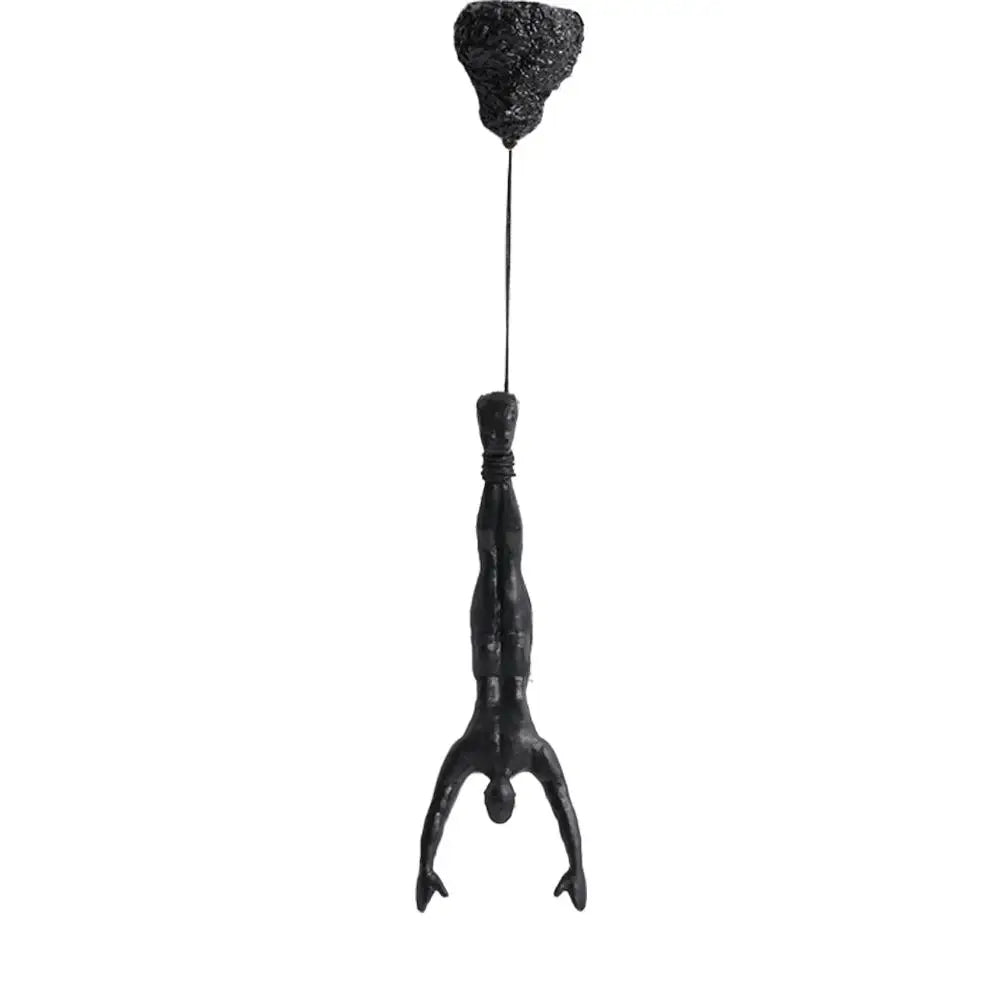 Rock Climbing Man Resin Wall Hanging Sculpture Decorative Art